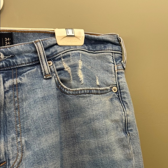 Abercrombie & Fitch Blue Skinny Jeans Classic Style - Picture 4 of 14